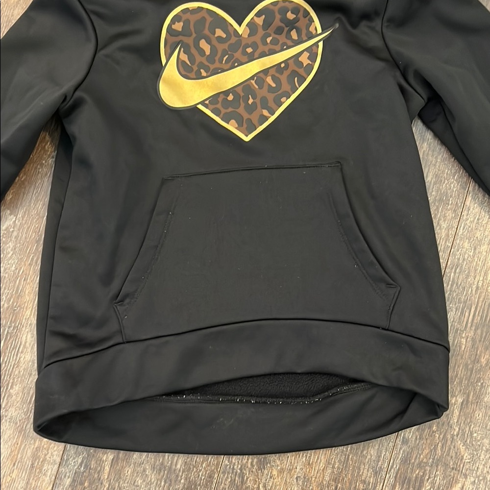 Nike Black Hoodie w/heart - Picture 3 of 9